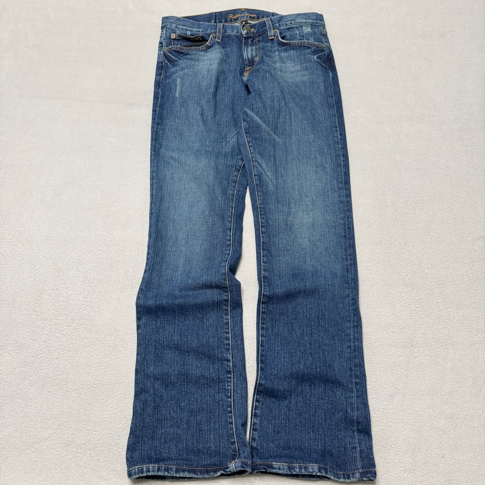 Ralph Lauren Black Label Jeans Women 31 Blue Denim Vintage USA Big Pony 867